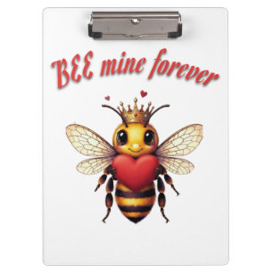 Funny Bee Pun Valentine Clipboard