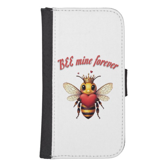 Funny Bee Pun Valentine  Samsung Galaxy Wallet Case (Front)