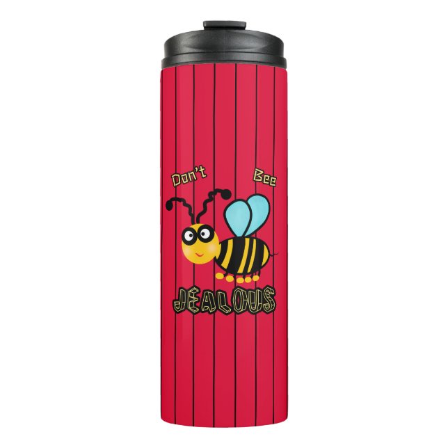 Funny bee thermal tumbler (Front)