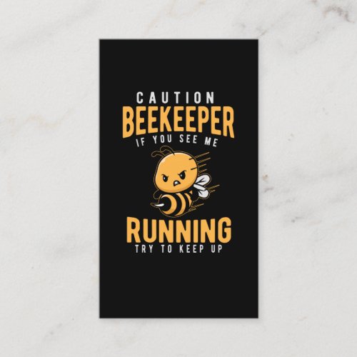 Funny Beekeeper Joke Bee Humor Business Card