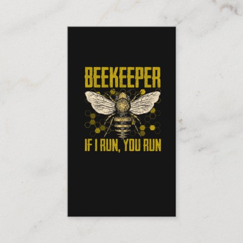 Funny Beekeeper Quote for Bee Lover Business Card