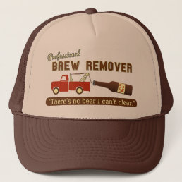 Funny Beer Brew Tow Truck Trucker Hat