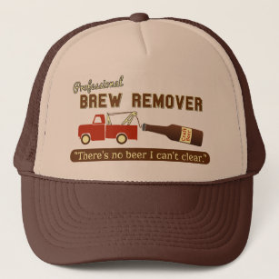 Funny Beer Brew Tow Truck Trucker Hat