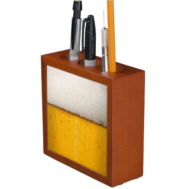 Funny Beer Bubbles Desk Organizer (In Situ)