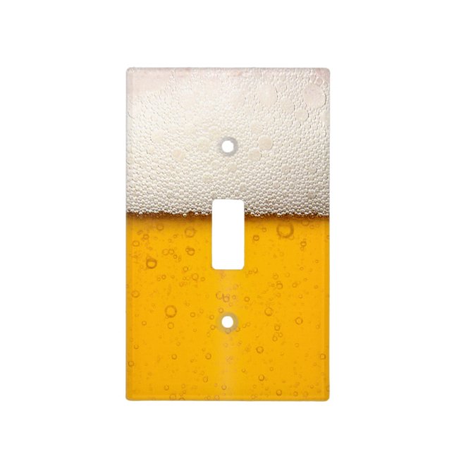 Funny Beer Bubbles Light Switch Cover (Front)