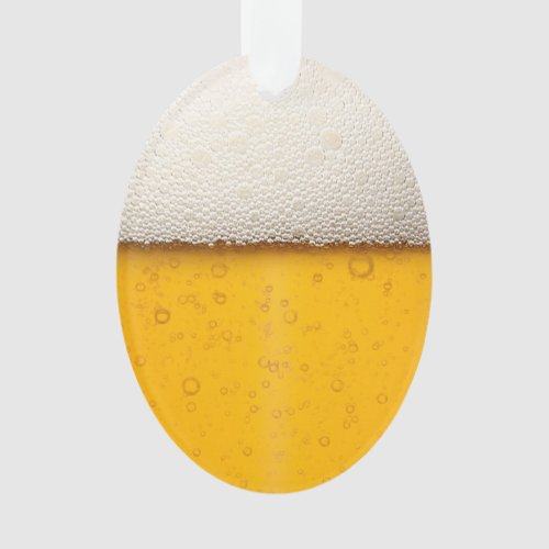 Funny Beer Bubbles Ornament
