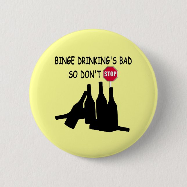 Funny Beer Button (Front)