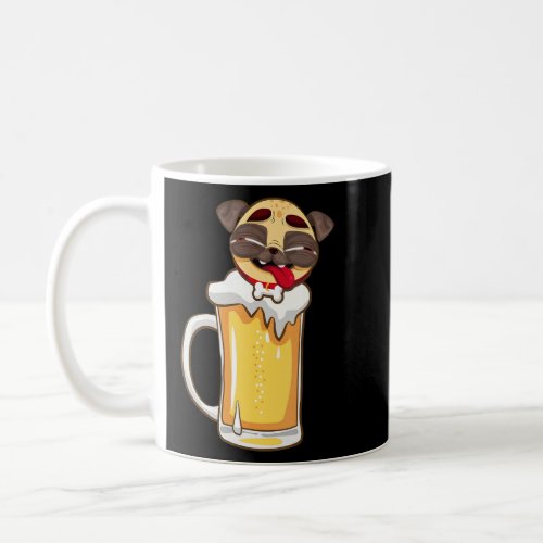 Funny Beer  Dog Owner Pug Beer Pitcher Drinking Ga Coffee Mug