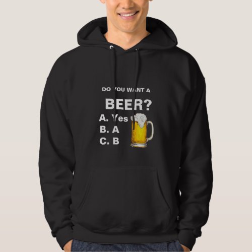 Funny Beer Drink Hoodie