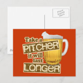 Funny Beer Drinking Humor Postcard | Zazzle