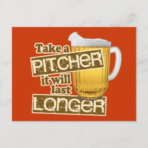 Funny Beer Drinking Humor Postcard