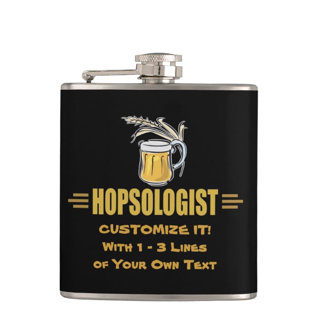 Funny Beer Flask (Front)