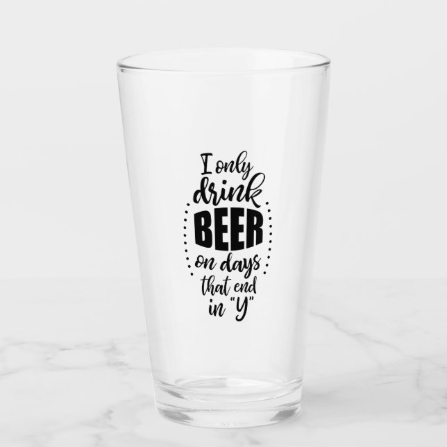 Funny Beer Glass (Front)