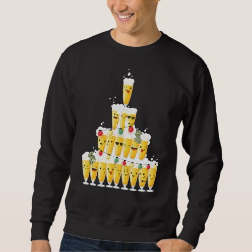 Funny Beer Glass Christmas Sweater Beer