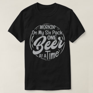 Funny Beer Graphic Tee – Beer and Six Pack