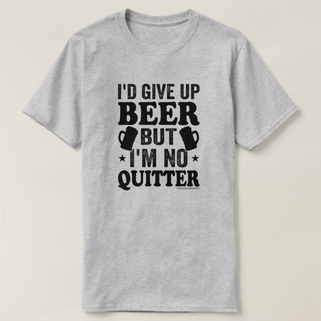 Funny Beer Graphic Tee - Beer Lovers Gift (Design Front)