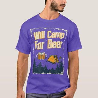 Funny Beer Lover Drink Graphic Mens Gift humor BBQ T-Shirt
