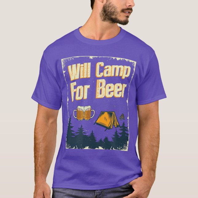 Funny Beer Lover Drink Graphic Mens Gift humor BBQ T-Shirt (Front)
