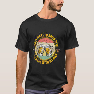 Funny Beer Lover Farmer Bee Whisperer  Beekeeper T-Shirt