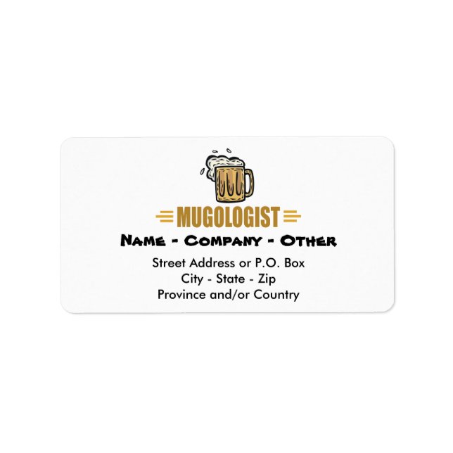 Funny Beer Making Label (Front)