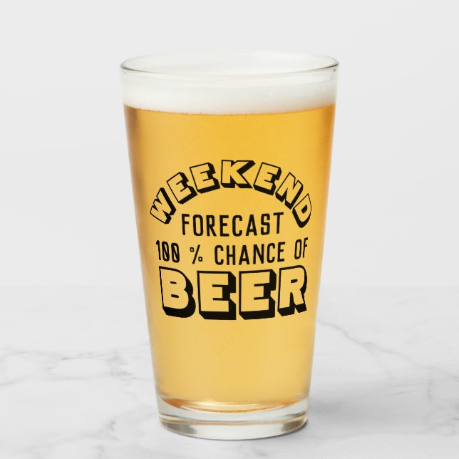 Funny beer quote glass (Front Filled)