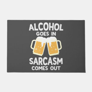 Funny Beer Sarcasm Drinking Humor Doormat