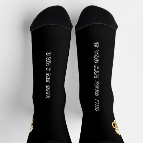 Funny Beer Socks for Men
