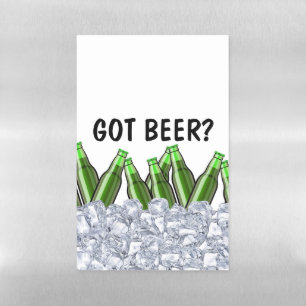 Funny Beer Theme Refrigerator Magnetic Dry Erase Sheet