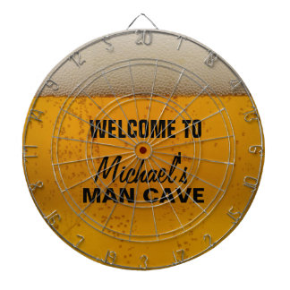 Funny Beer themed "man cave" dart board