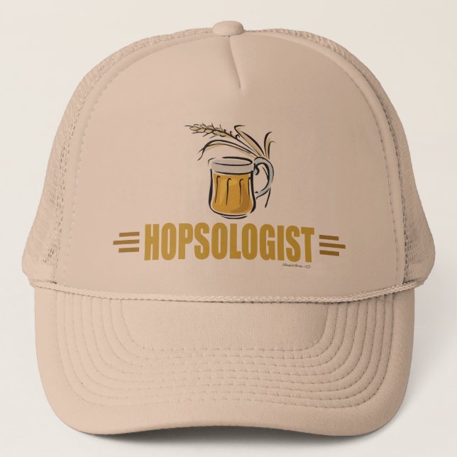 Funny Beer Trucker Hat (Front)