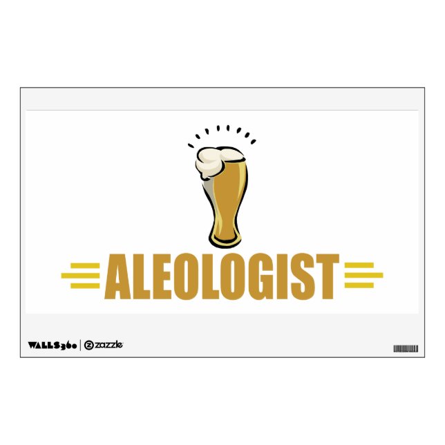 Funny Beer Wall Decal (Front)