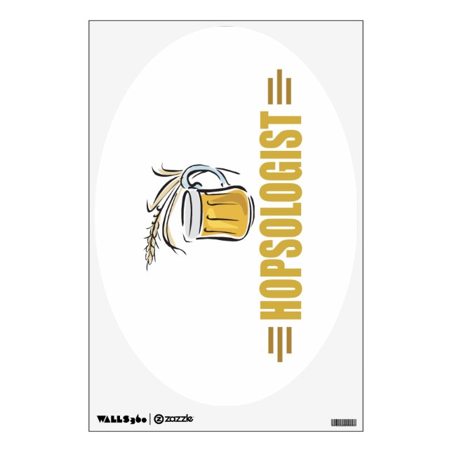 Funny Beer Wall Decal (Front)