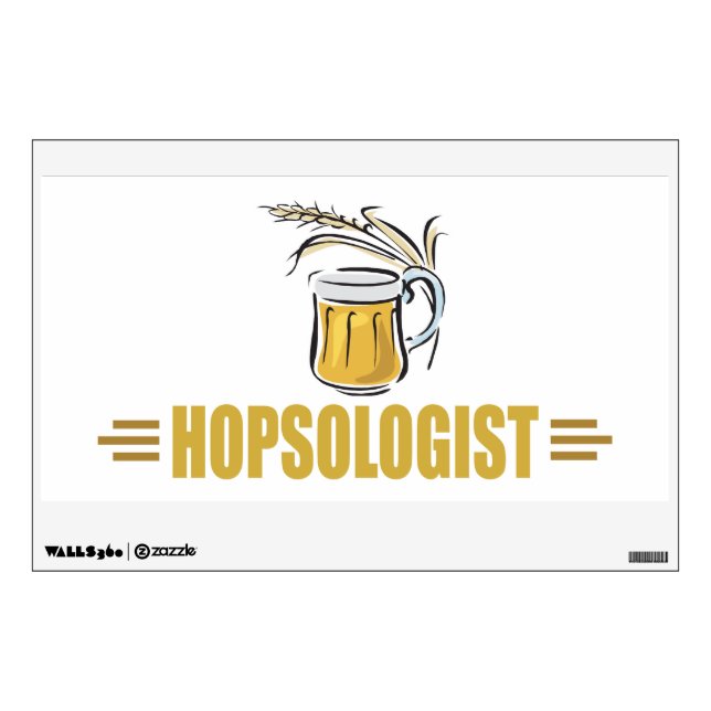 Funny Beer Wall Sticker (Front)