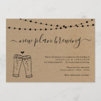 Funny Beer Wedding Postponement Announcement