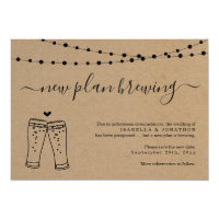Funny Beer Wedding Postponement Announcement