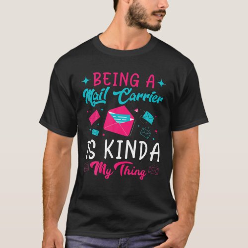 Funny Being A Rural Mail Carrier Postal Worker Wom T_Shirt