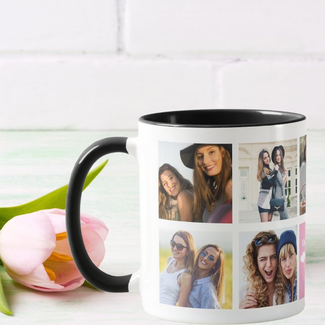 Funny ‘Being weirdo selves together’, BFF 9 Photo Mug (Creator Uploaded)