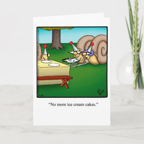 Funny Belated Birthday Greeting Card