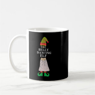 Funny Belly Dancing Elf Matching Group Christmas P Coffee Mug