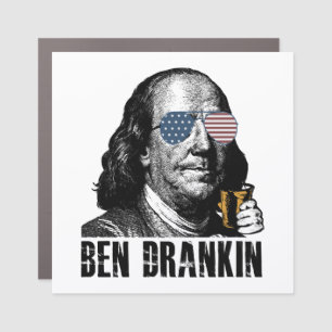 Funny Ben Dranking, Let's celebrate the joy of the Car Magnet