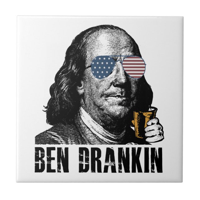 Funny Ben Dranking, Let's celebrate the joy of the Ceramic Tile (Front)