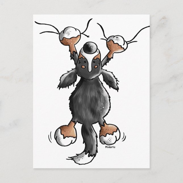 Funny Bernese Mountain Dog Card (Front)