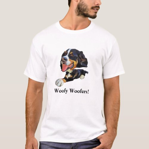 Funny Bernese Mountain Dog Mens T_Shirt