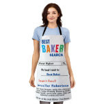 Funny Best Baker Chef All-Over Print Apron