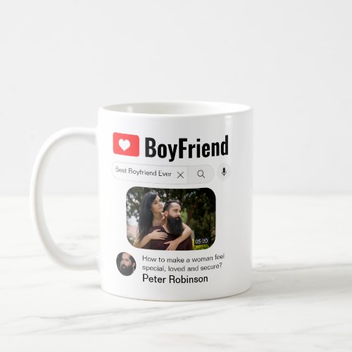 Funny Best Boyfriend Ever Search Result Coffee Mug