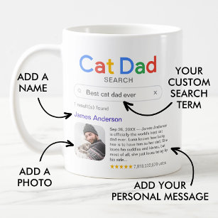 Funny Best Cat Dad Ever Search Result With Photo Coffee Mug