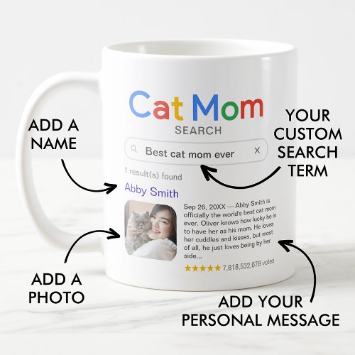 Funny Best Cat Mom Ever Search Result With Photo Coffee Mug