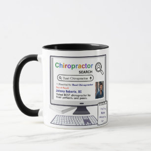 Funny Best Chiropractor Search Result With Photo Mug