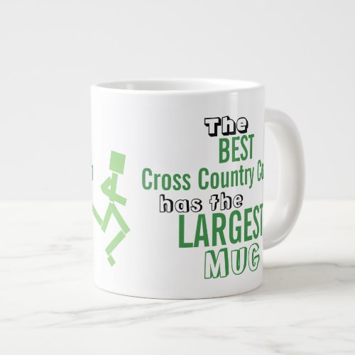 Funny Best Cross Country COACH Quote Big Mug XC