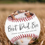 Funny Best Dad Ever Modern 5 Photos Father's Day Baseball